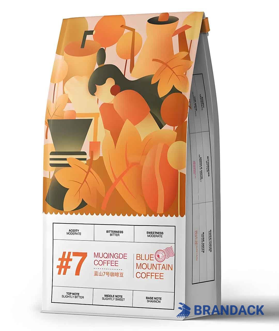 Custom Coffee Sample Pack Box, Single Serve Coffee Individual Packets, Roasted Cafe Packaging Supplies