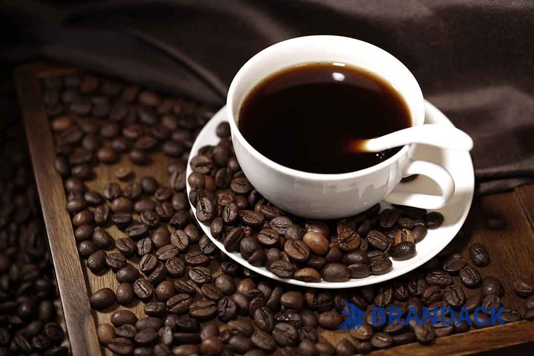 Custom Coffee Packaging Pouches, Recyclable Coffee Bags in White, Resealable Zipper Coffee Bags