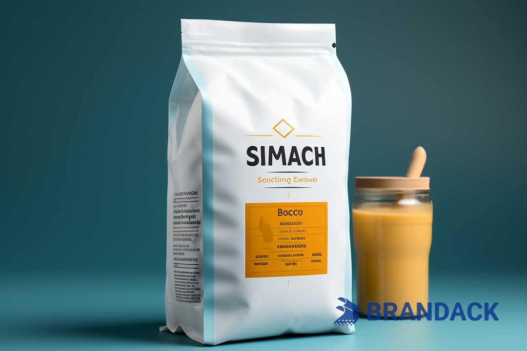 Custom Coffee Packaging Pouches, Recyclable Coffee Bags in White, Resealable Zipper Coffee Bags
