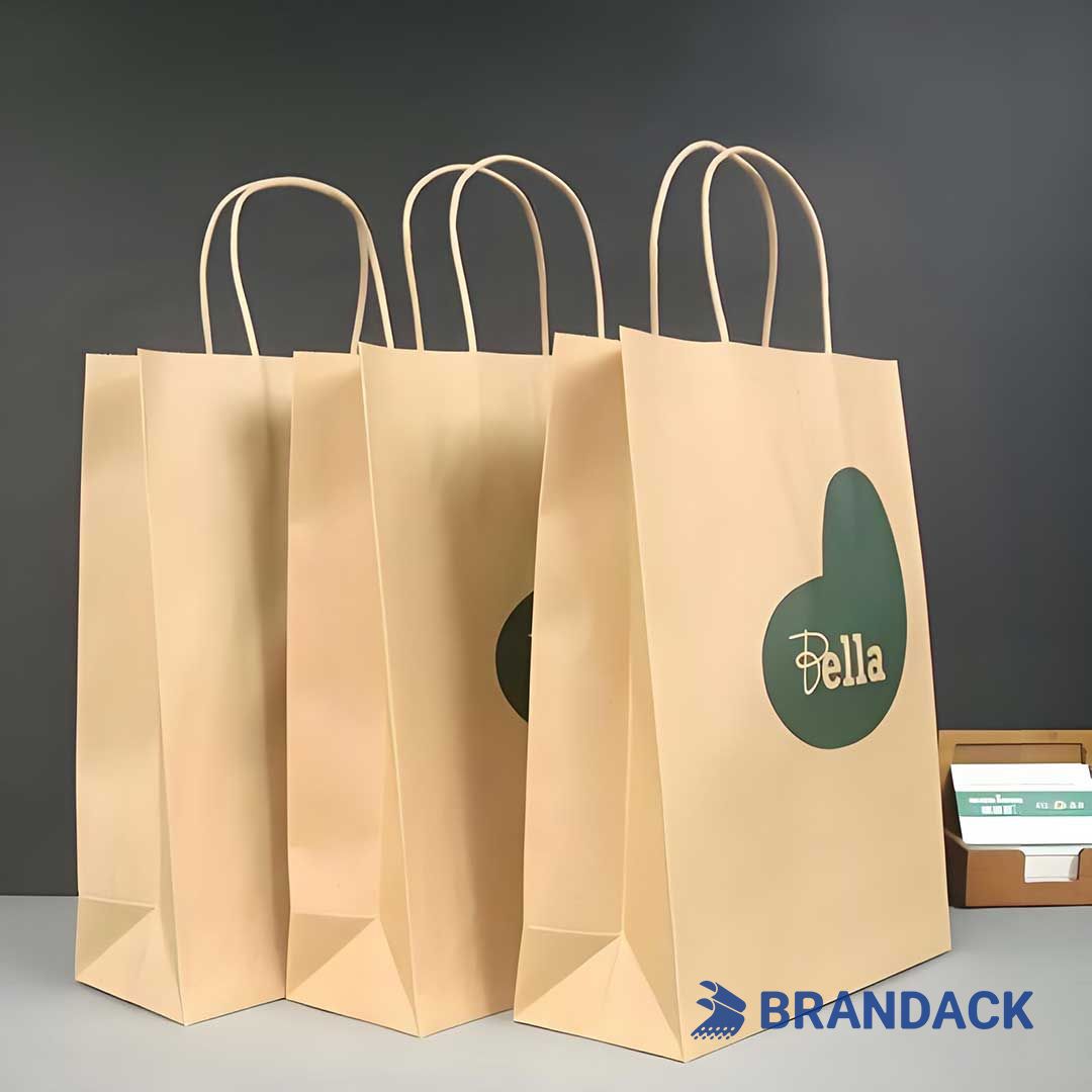Custom Paper Shopping Bag - Bespoke Branded Packaging Bags