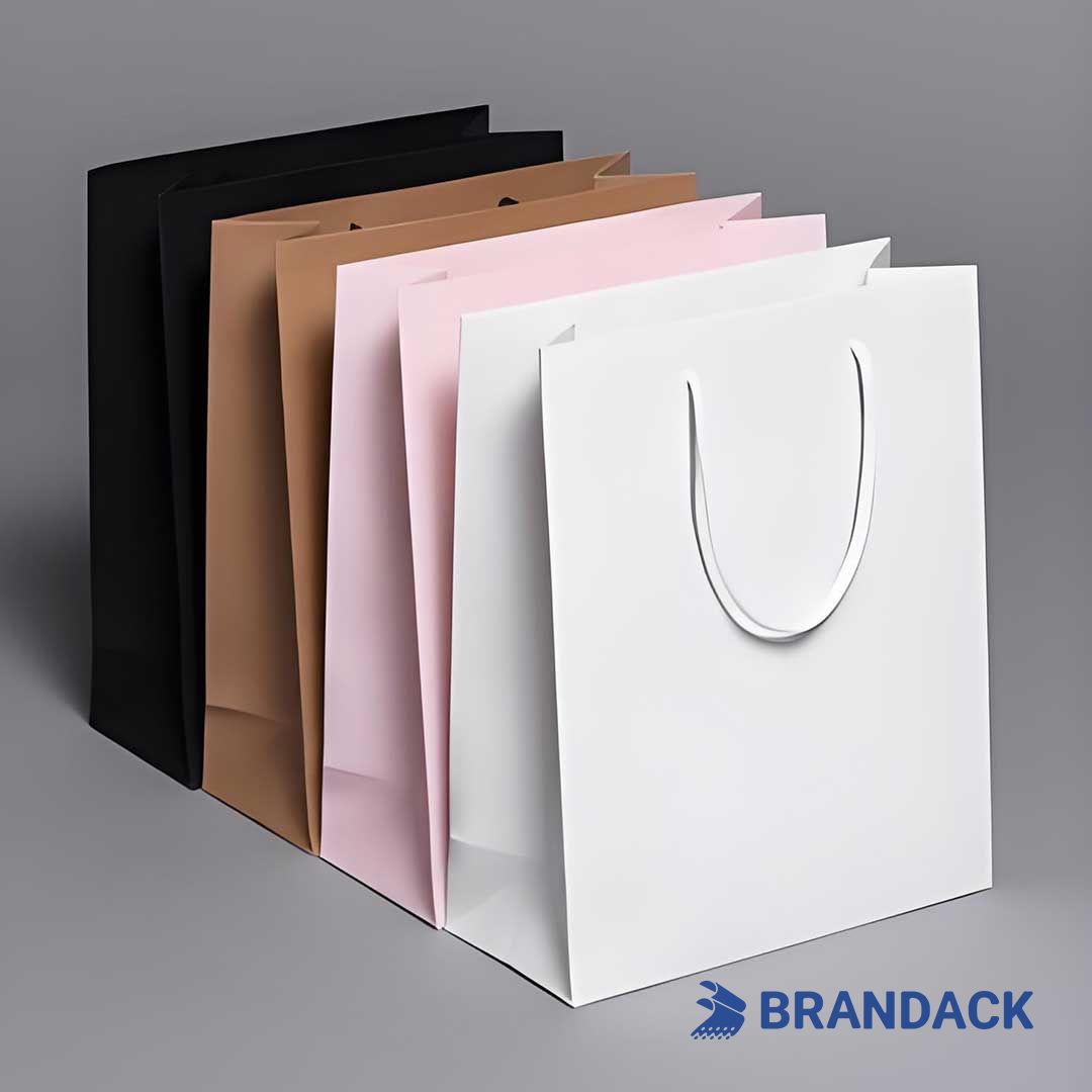 Custom Paper Shopping Bag - Bespoke Branded Packaging Bags