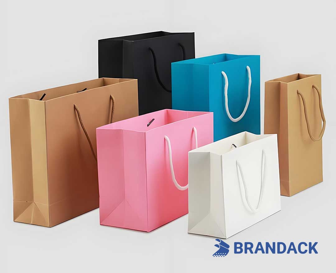 Custom Paper Shopping Bag - Bespoke Branded Packaging Bags