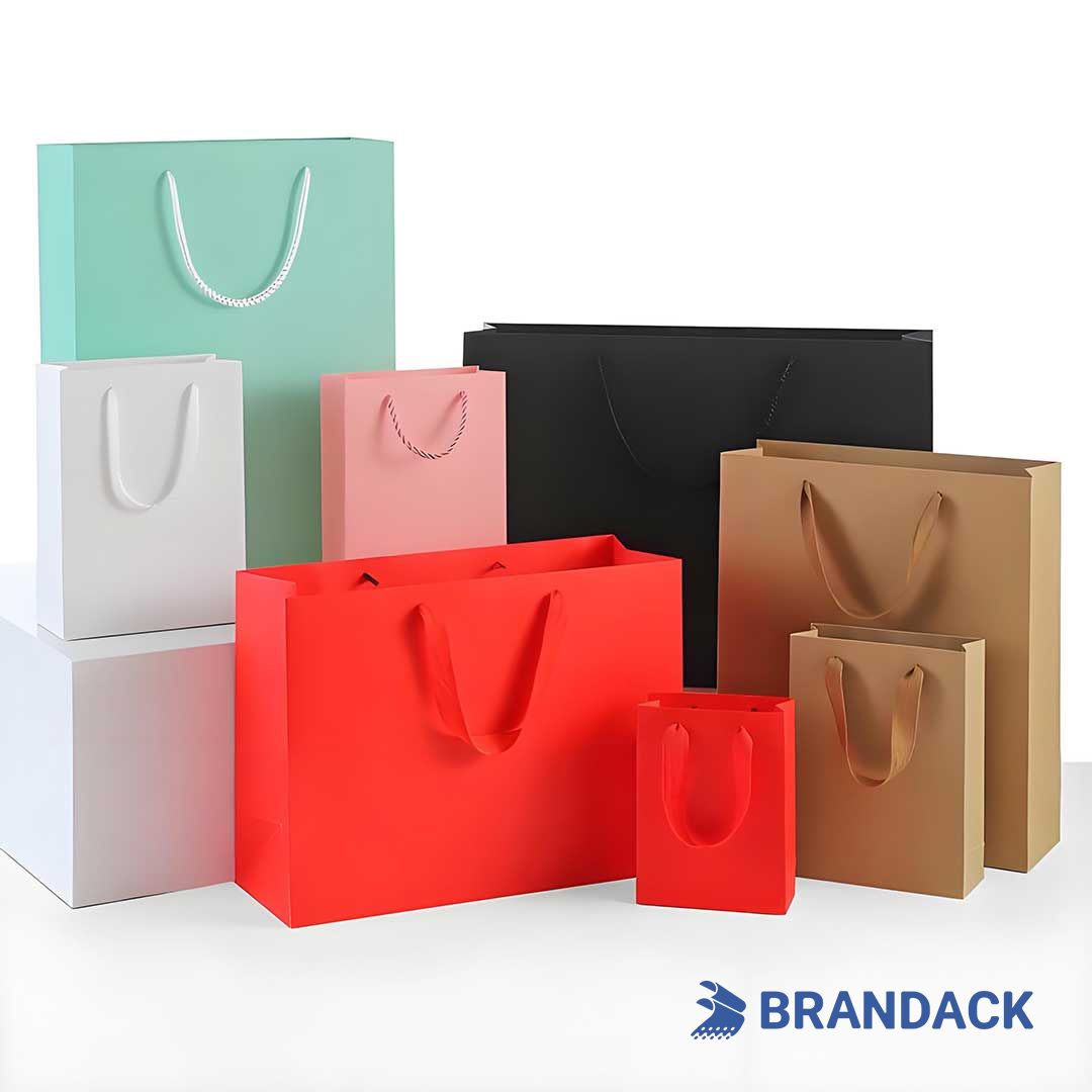 Custom Paper Shopping Bag - Bespoke Branded Packaging Bags
