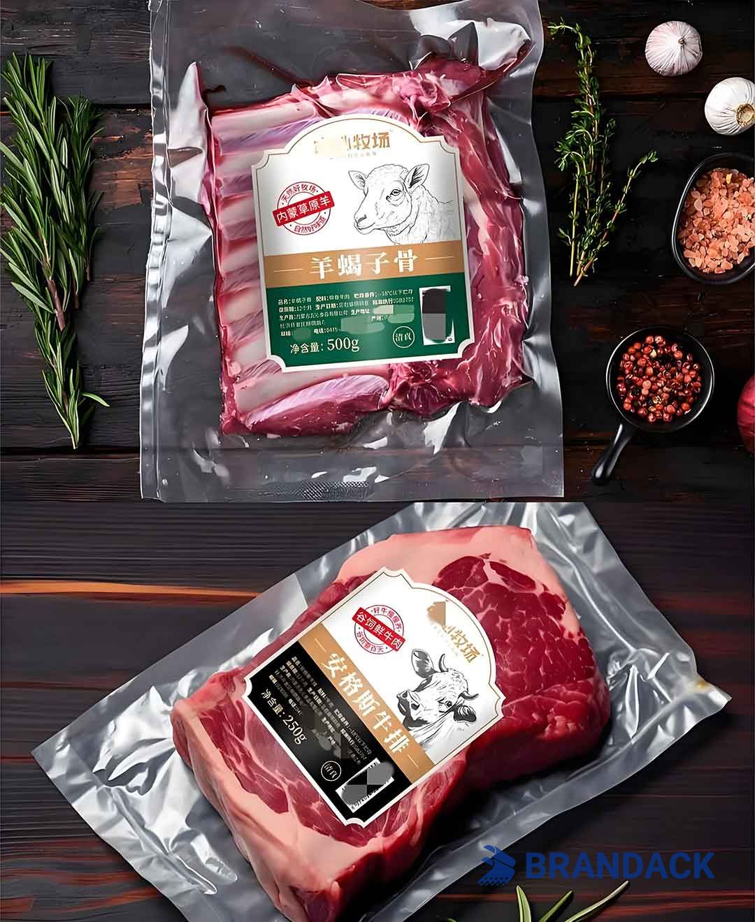 Custom Printed Food Packaging Solutions Pack Packet Supplies