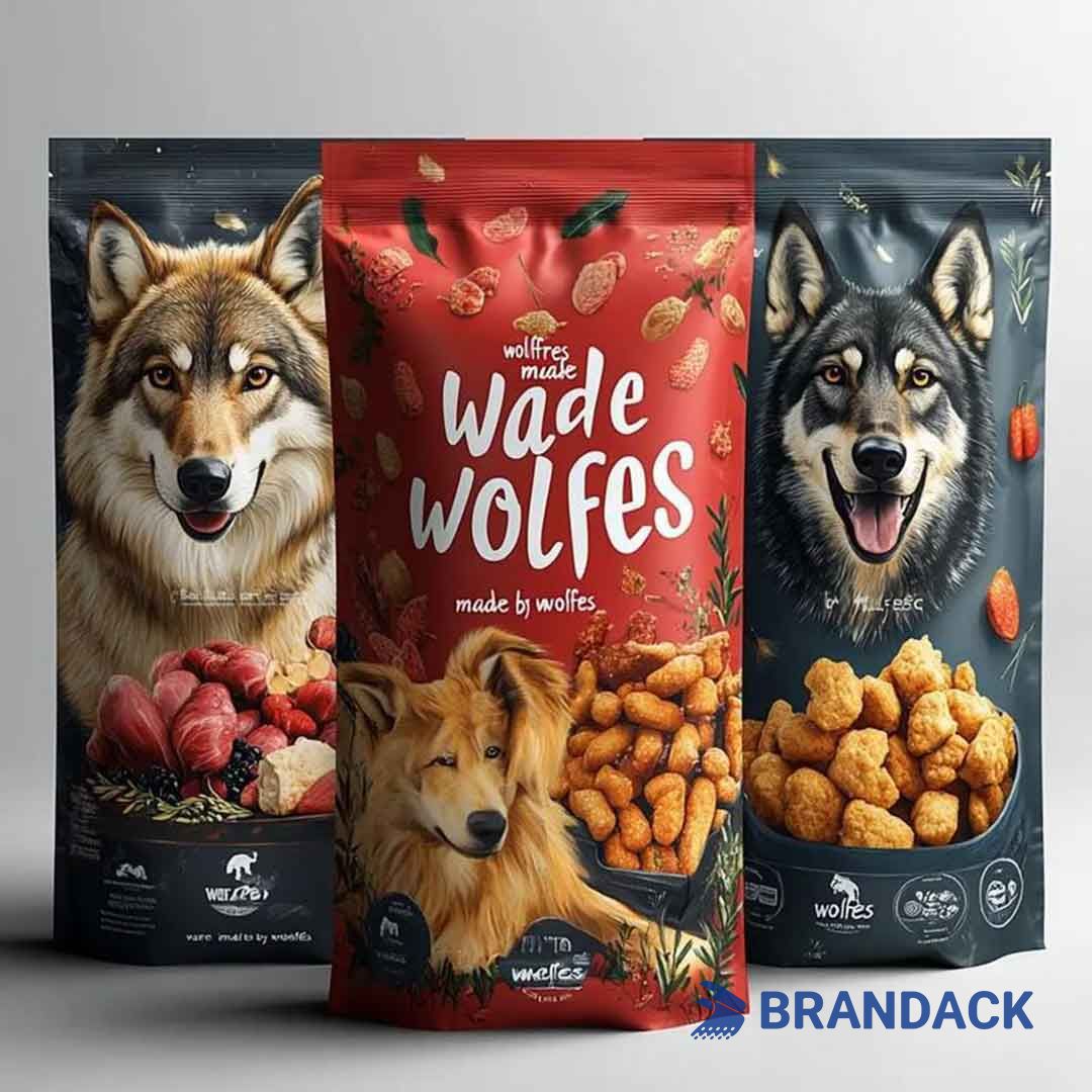 Pet Dog Food Packaging Treat Pouch Supplies