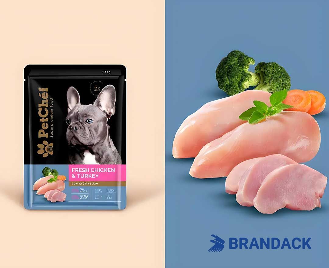 Pet Dog Food Packaging Treat Pouch Supplies
