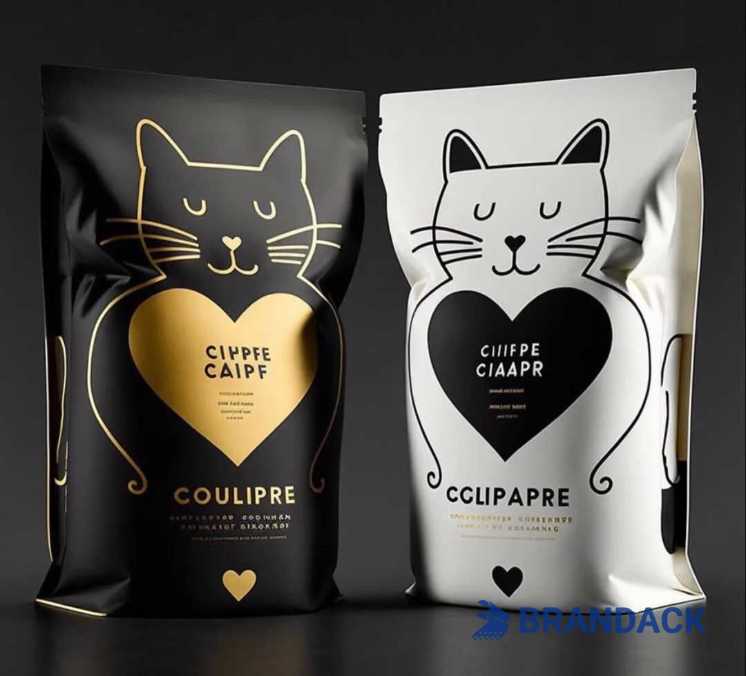 Pet Cat Food Packaging Pouches Kitten Snack Packet Solutions