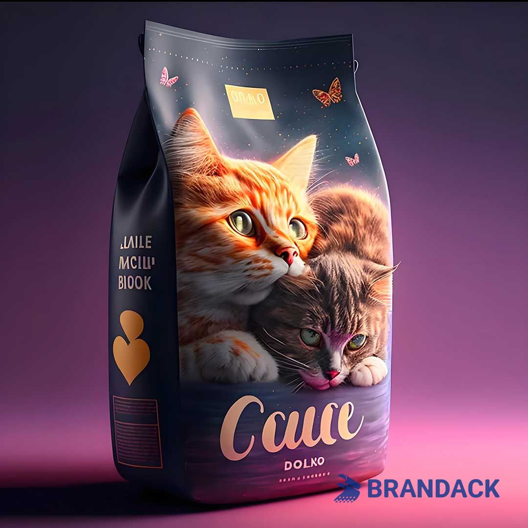 Pet Cat Food Packaging Pouches Kitten Snack Packet Solutions