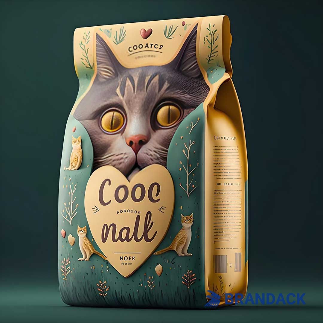 Pet Cat Food Packaging Pouches Kitten Snack Packet Solutions