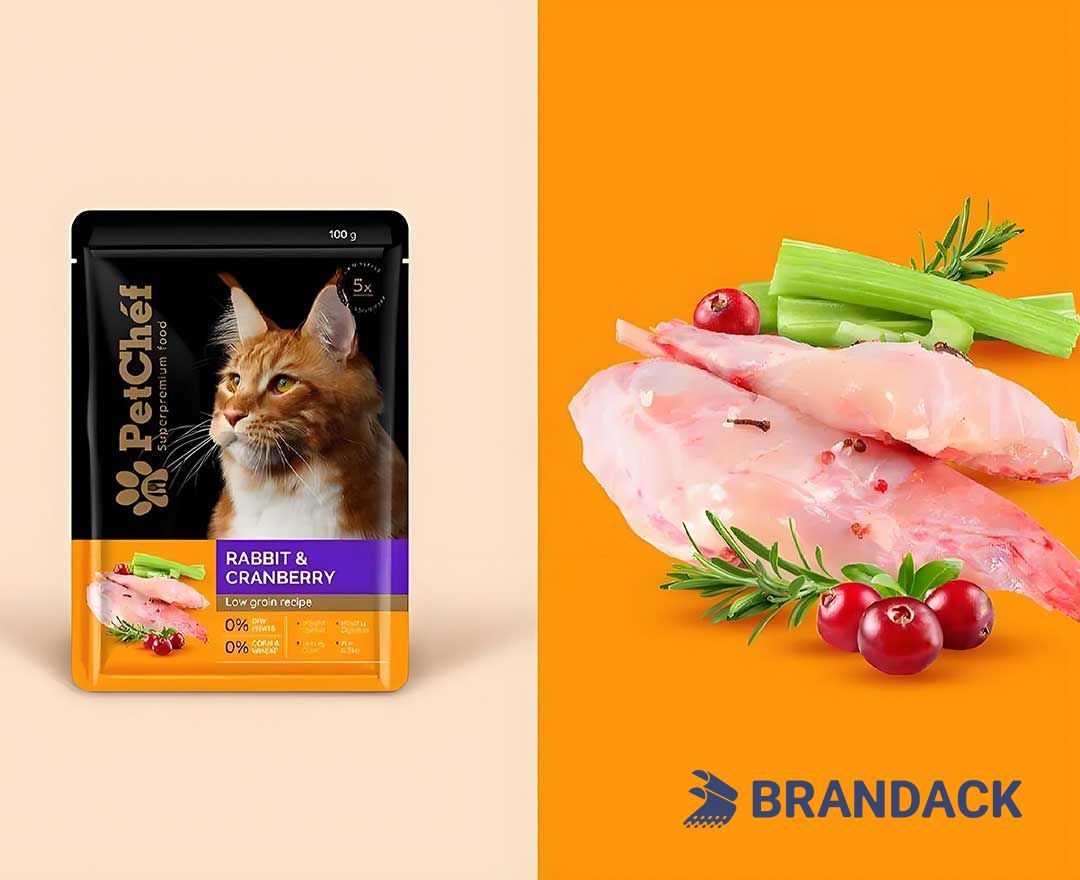 Pet Cat Food Packaging Pouches Kitten Snack Packet Solutions