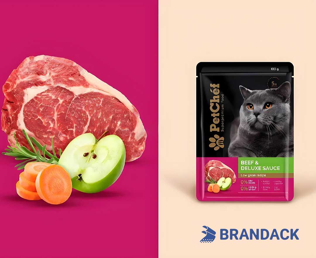 Pet Cat Food Packaging Pouches Kitten Snack Packet Solutions