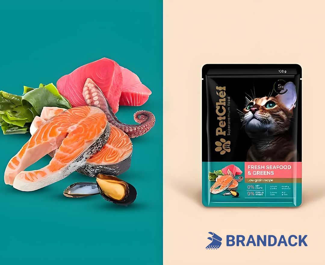 Pet Cat Food Packaging Pouches Kitten Snack Packet Solutions