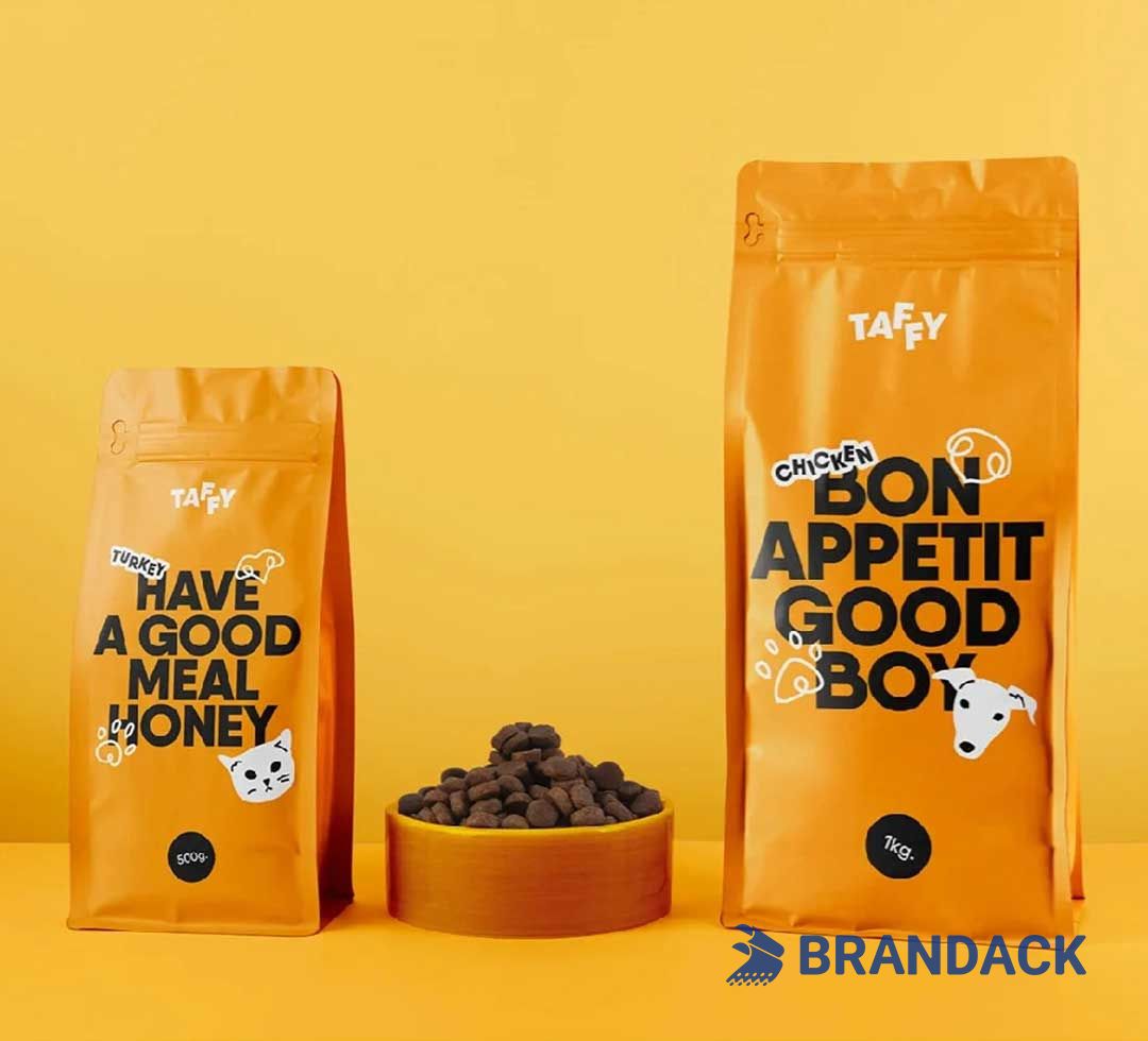 Pet Cat Food Packaging Pouches Kitten Snack Packet Solutions