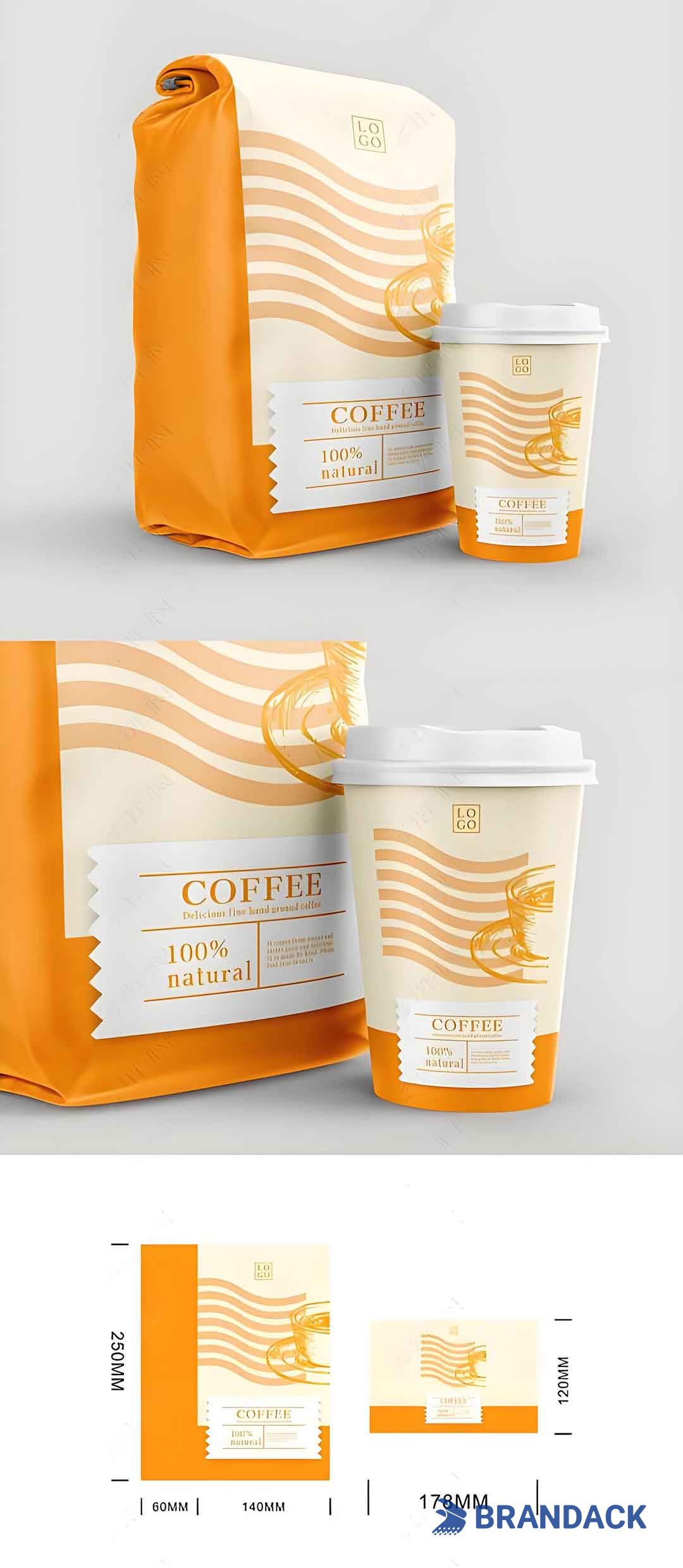 Custom Coffee Packaging Pouches, Cool Bean Pack Bag Designs