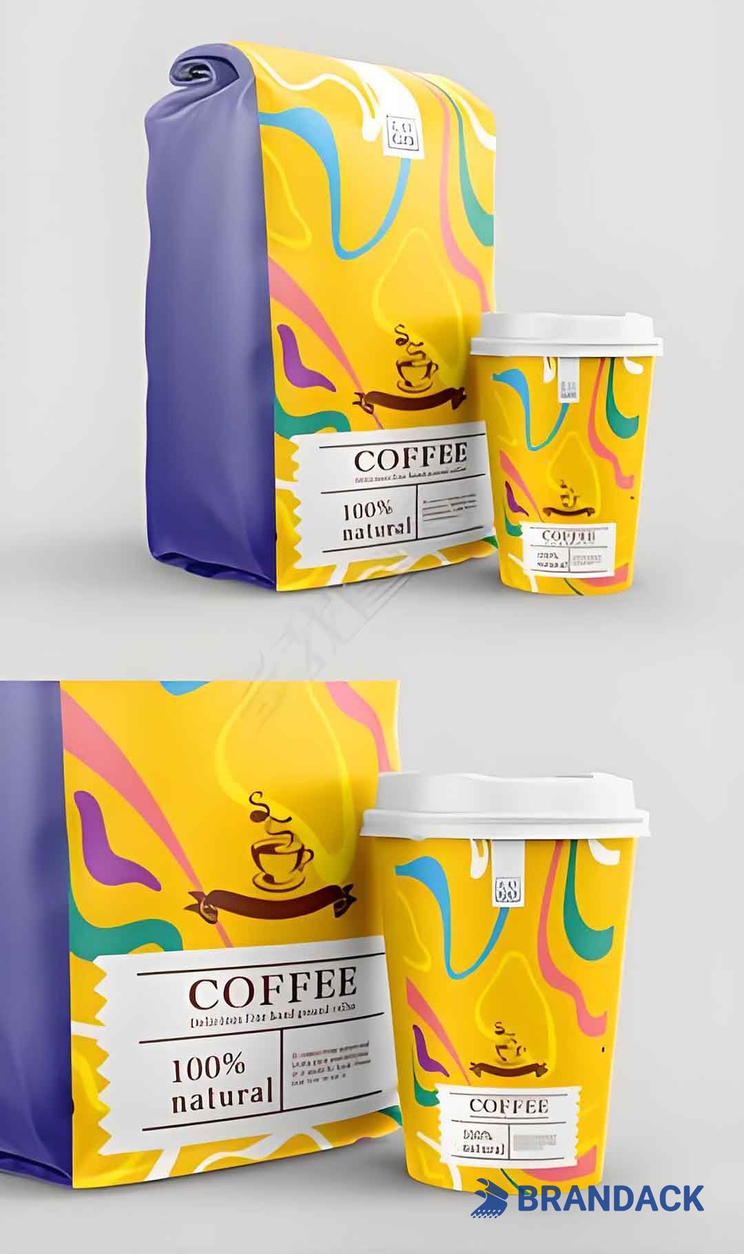 Custom Coffee Packaging Pouches, Cool Bean Pack Bag Designs