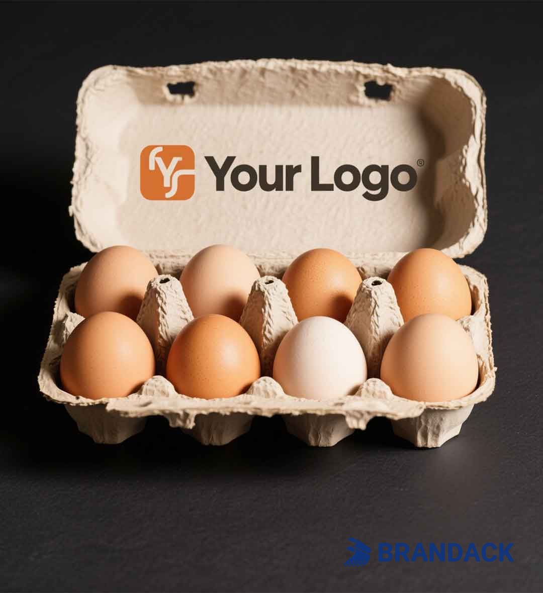 Half Dozen Cardboard Paper Egg Cartons 6 Pack Empty for Packaging
