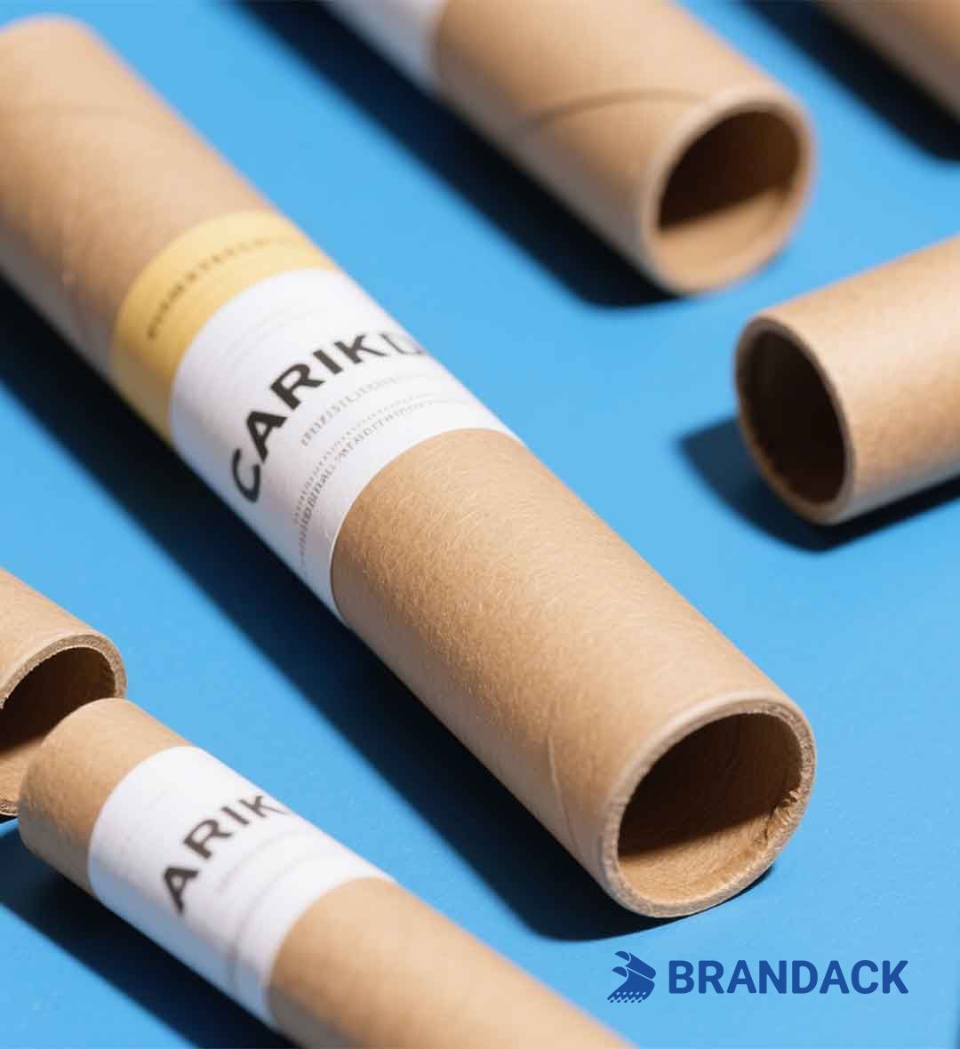 Custom Paper Tube Packaging Boxes | Cardboard Candle Tube Packaging