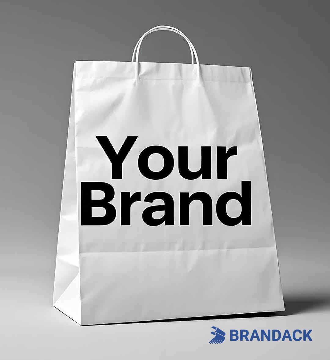 White Paper Bags Bulk Customized to Boost Your Brand