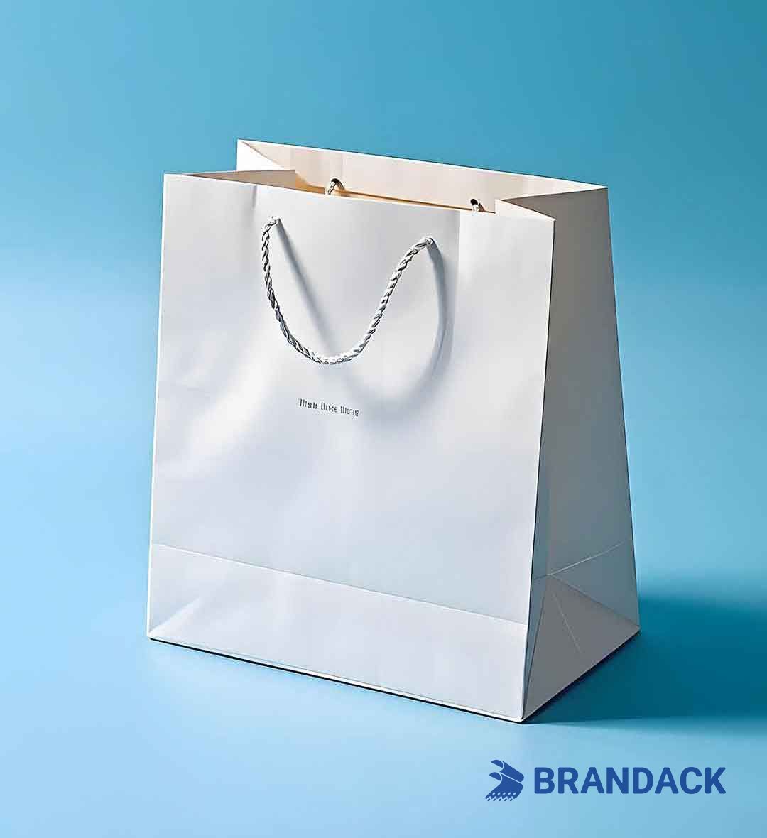 White Paper Bags Bulk Customized to Boost Your Brand