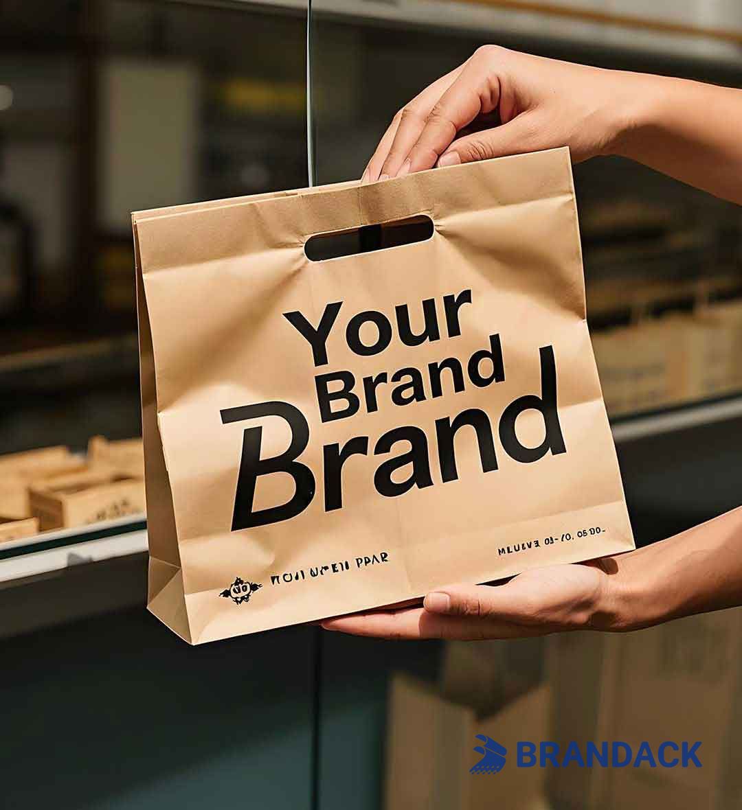 White Paper Bags Bulk Customized to Boost Your Brand