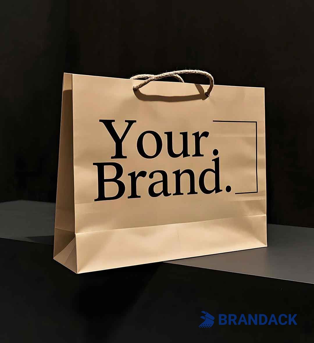 Custom Brown Kraft Paper Gift Bags and Packaging for Your Brand