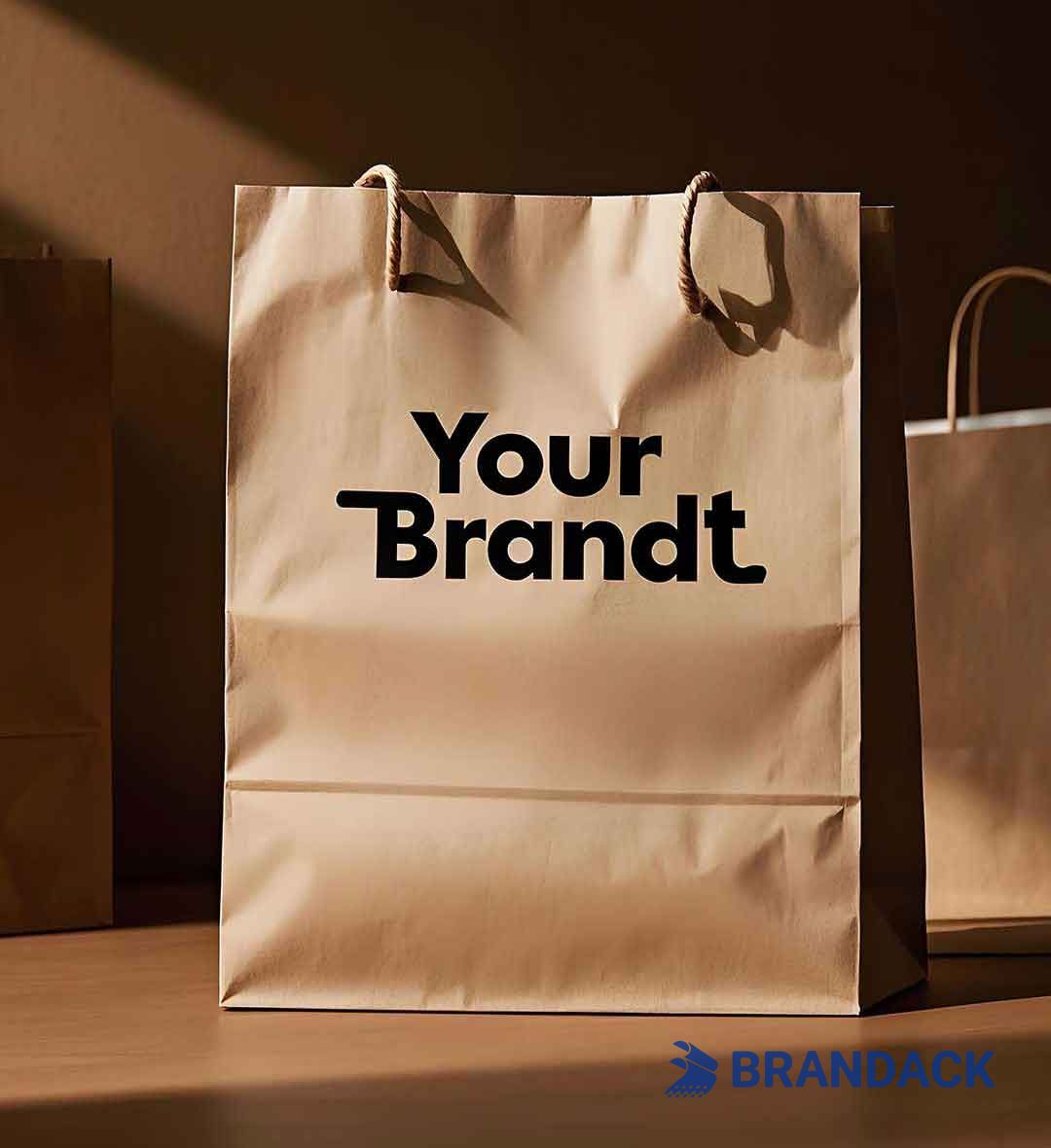 Custom Brown Kraft Paper Gift Bags and Packaging for Your Brand