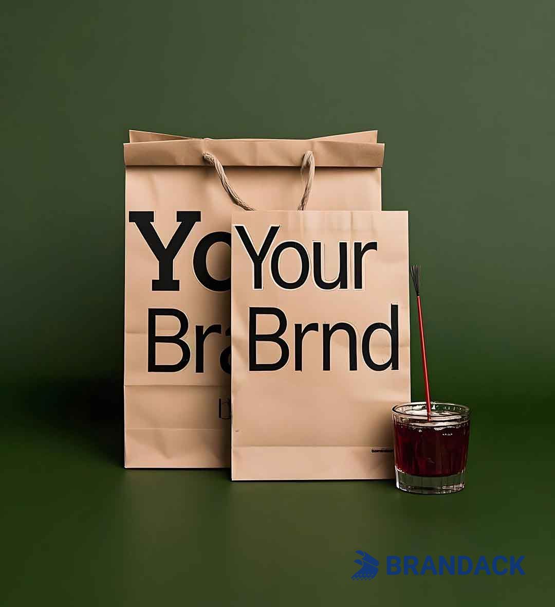 Custom Brown Kraft Paper Gift Bags and Packaging for Your Brand