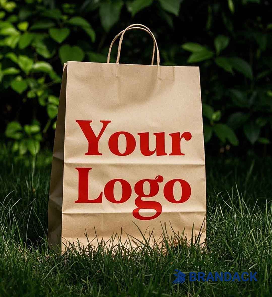 Custom Printed Paper Bags with Logo and Personalized Branding For You