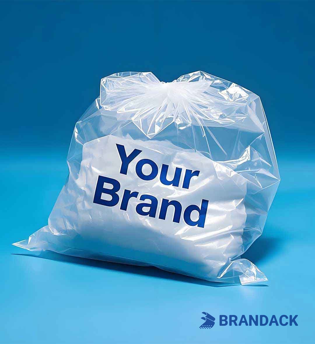 Custom Plastic Bag for Your Brand Personalised Shopper