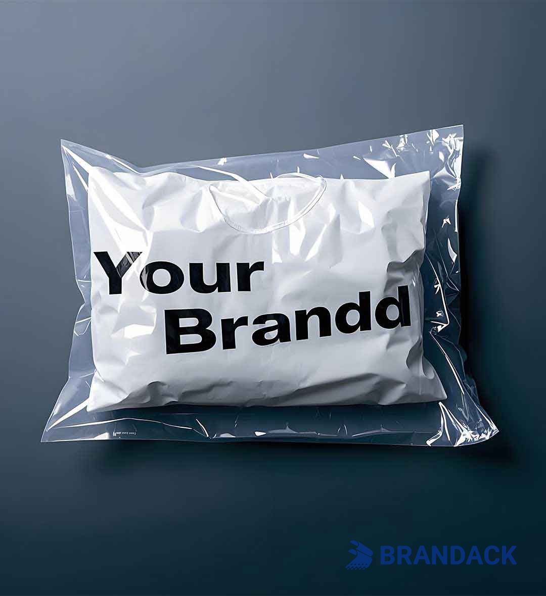 Personalized Plastic Garment Bags Printed with Logo for Clothes