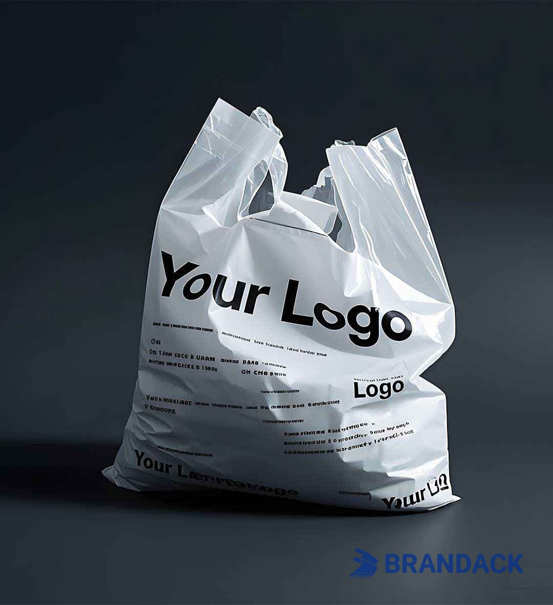 Personalized Plastic Garment Bags Printed with Logo for Clothes