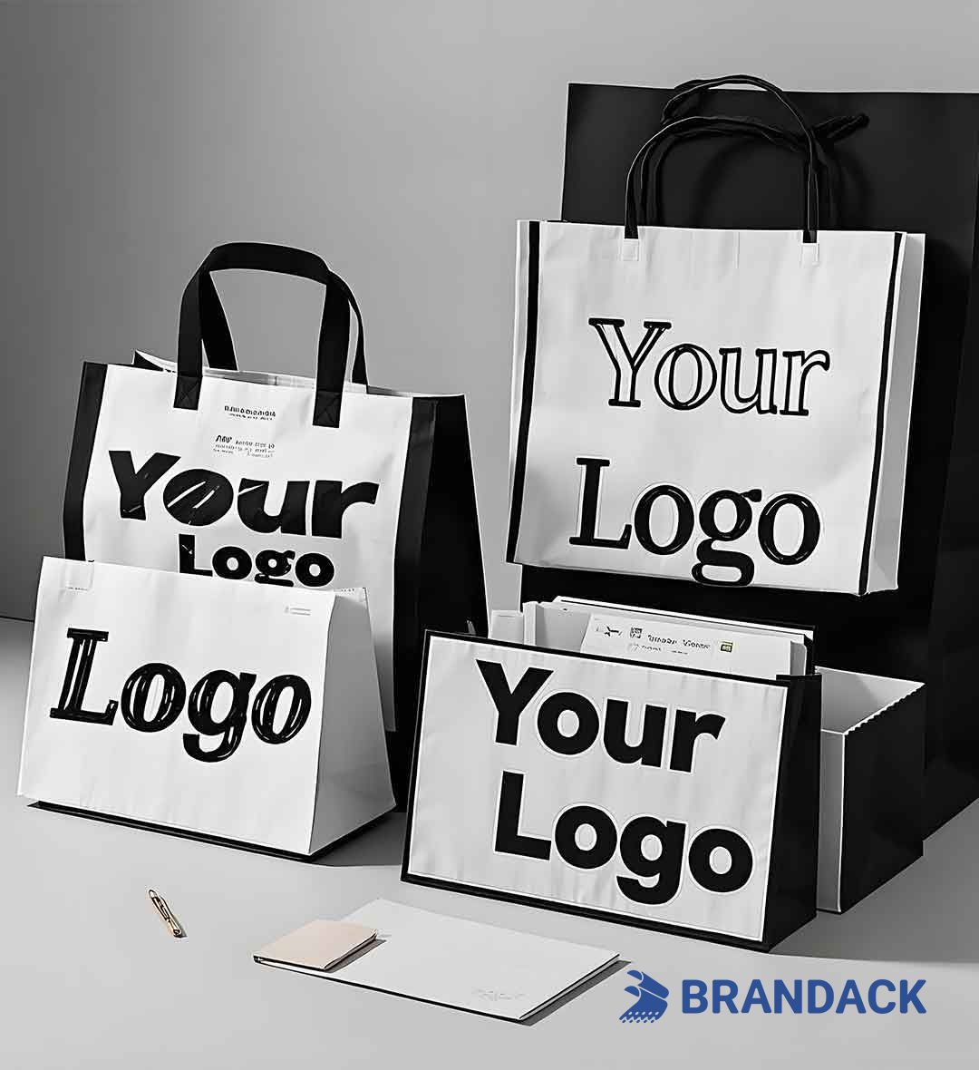 Personalized Plastic Garment Bags Printed with Logo for Clothes