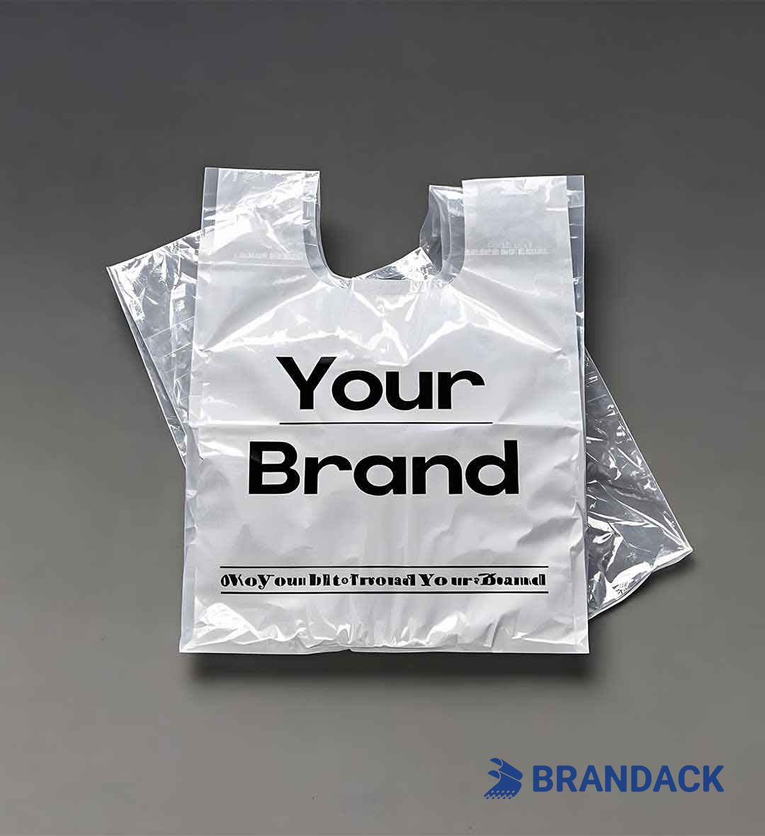 Custom Plastic Grocery Bags with Logo to Boost Your Brand