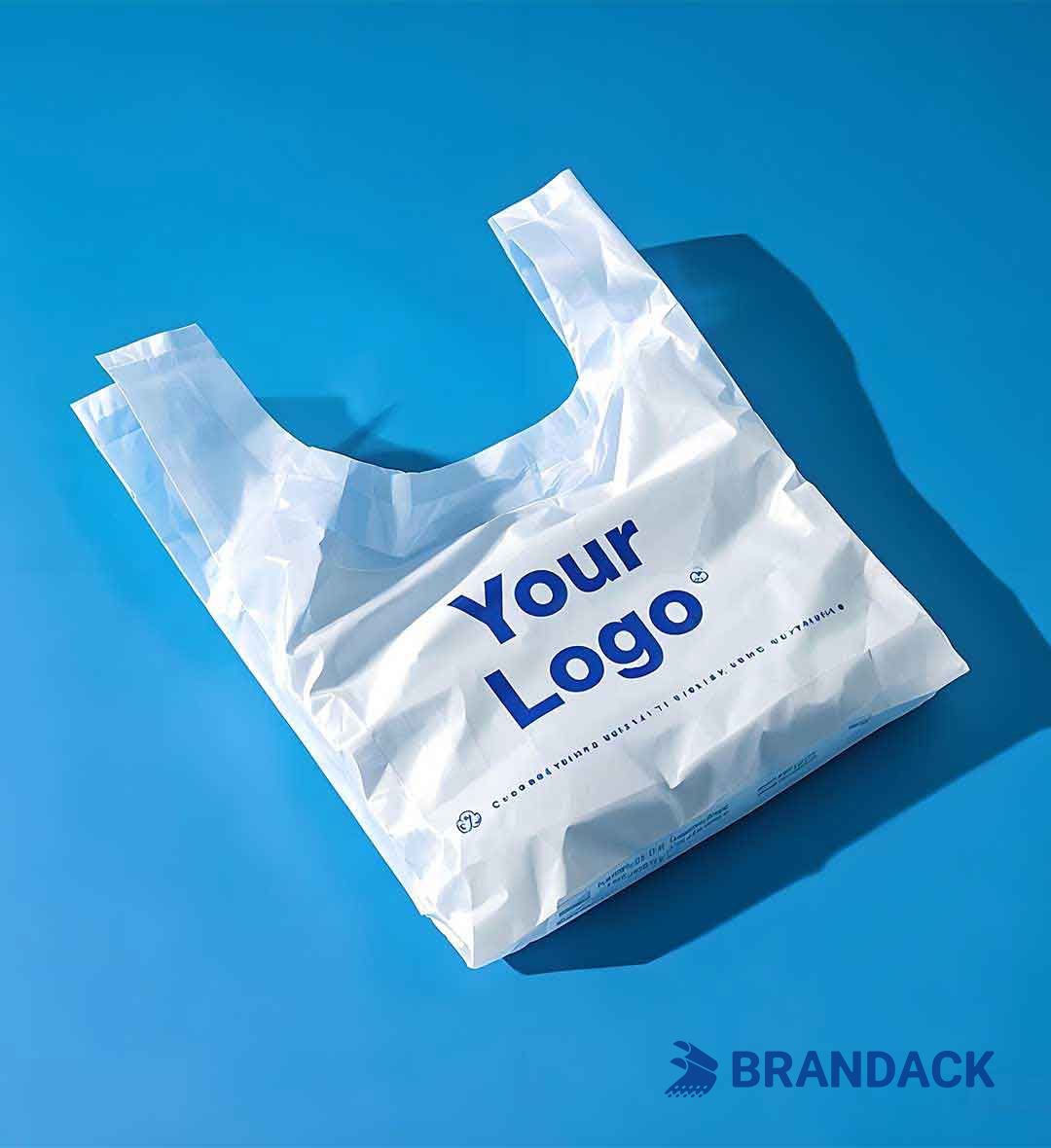 Custom Plastic Shopping Bags with Logo | Bulk Supply Bag Manufacturer