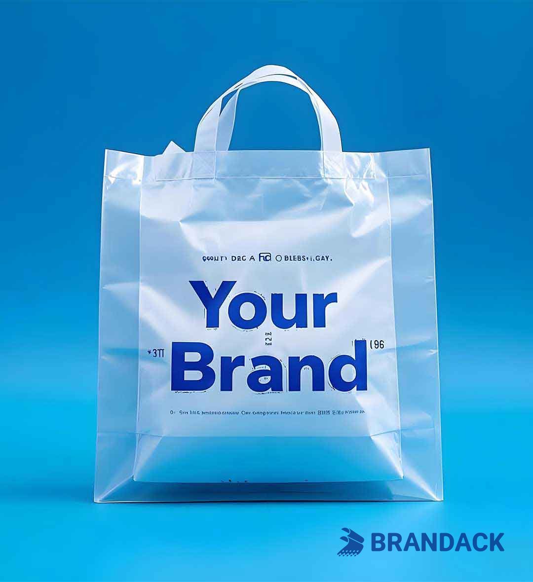 Custom Plastic Shopping Bags with Logo | Bulk Supply Bag Manufacturer