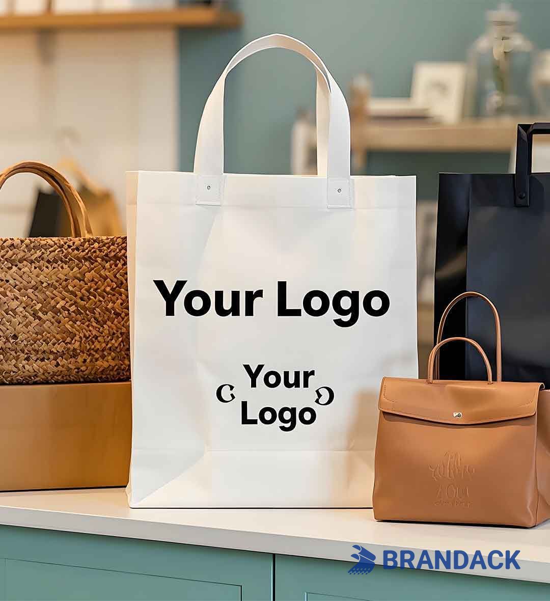 Custom Shopping Tote Bags| Branded Chain Retail Store Bag Supplier