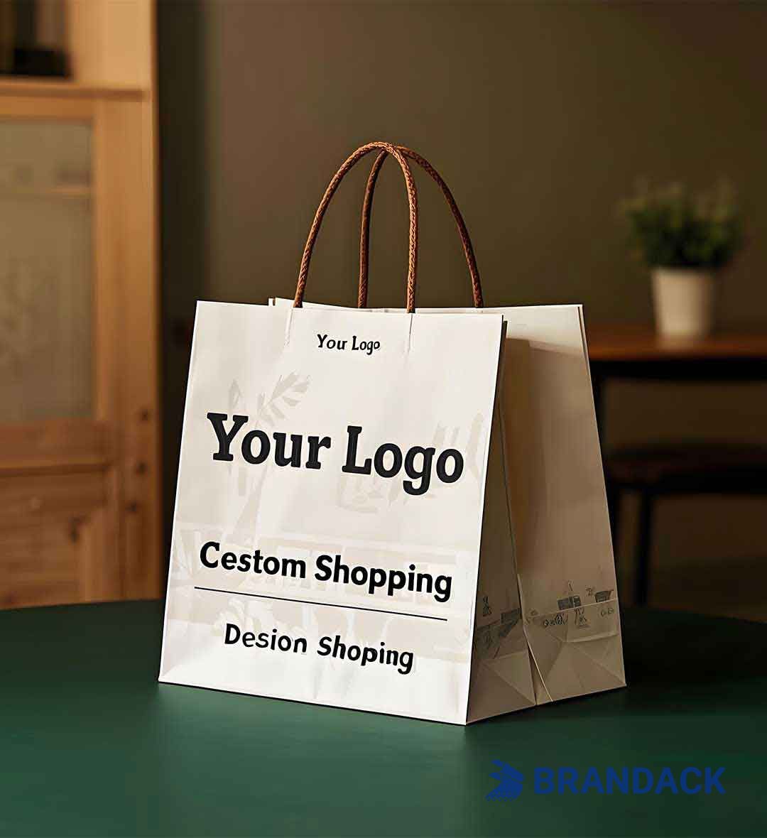 Custom Printed Shopping Bags with Logo for Brand and Growing Business
