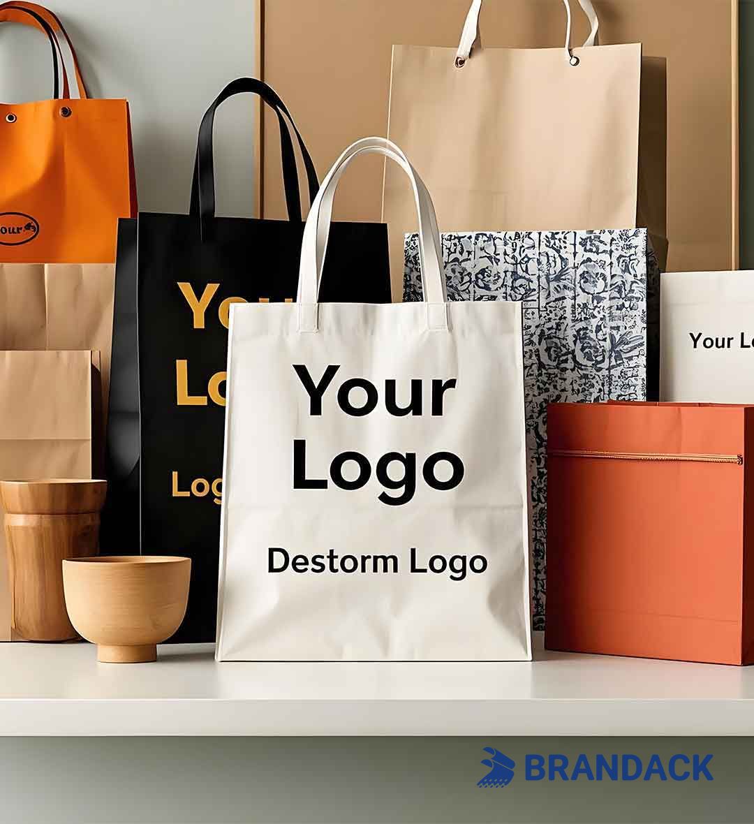 Custom Printed Shopping Bags with Logo for Brand and Growing Business