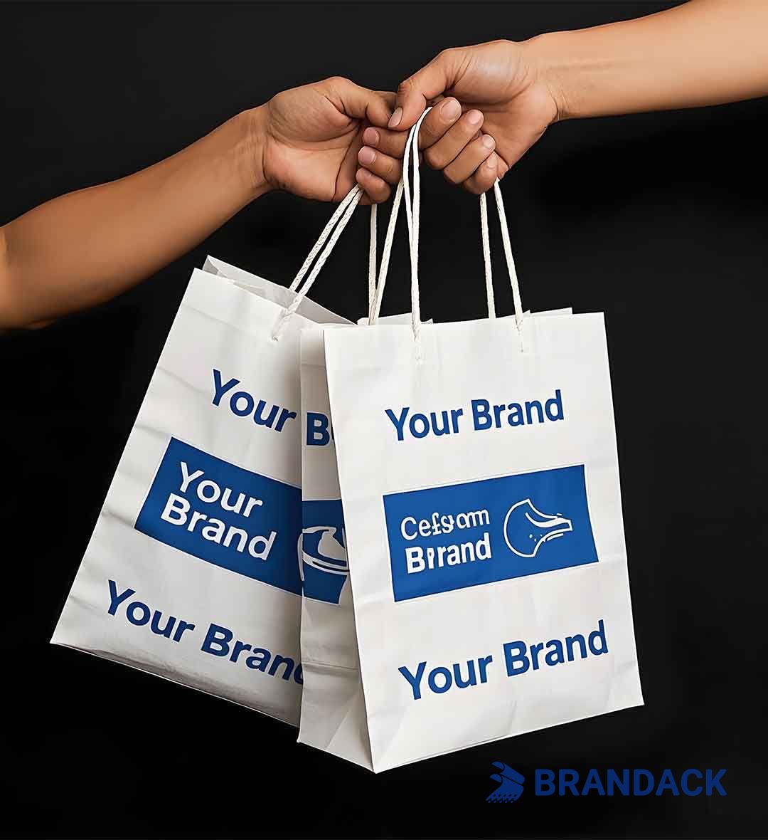 Custom Printed Shopping Bags with Logo for Brand and Growing Business