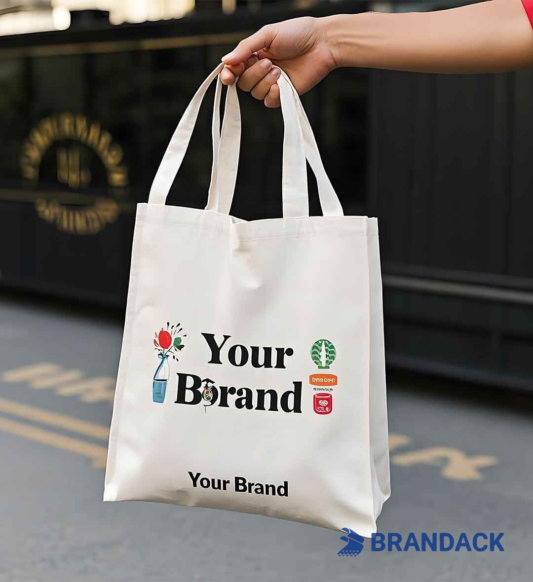 Custom Personalized Reusable Shopping Bags with Logo Wholesale Bulk