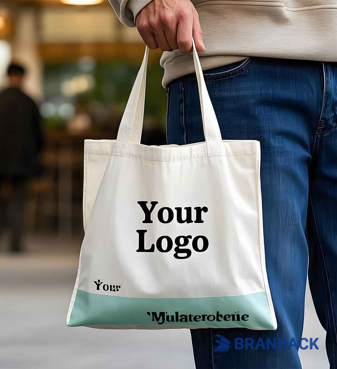Custom Personalized Reusable Shopping Bags with Logo Wholesale Bulk