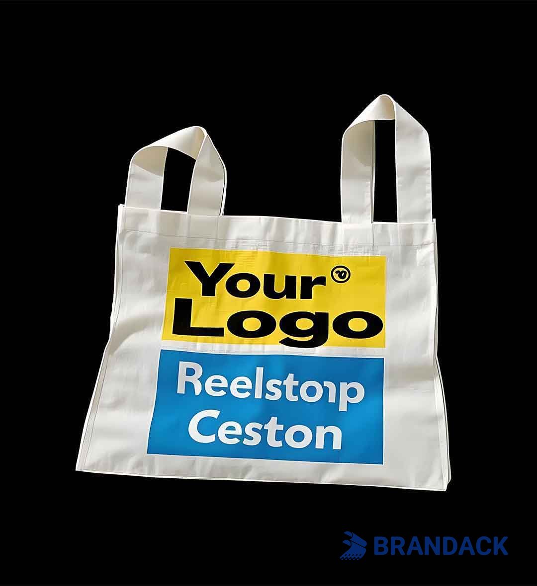 Custom Personalized Reusable Shopping Bags with Logo Wholesale Bulk