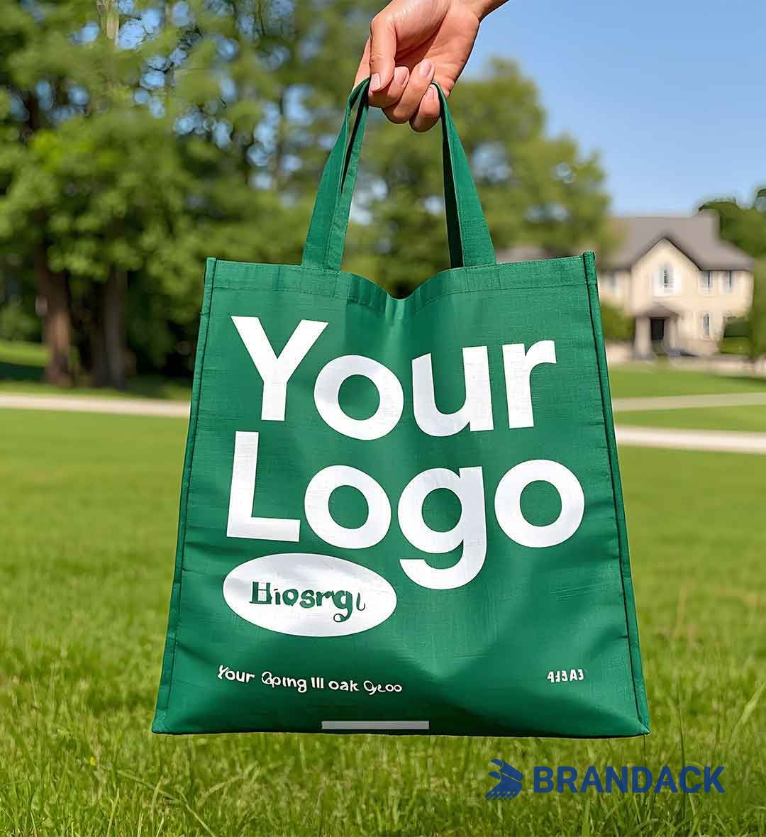 Custom Personalized Reusable Shopping Bags with Logo Wholesale Bulk