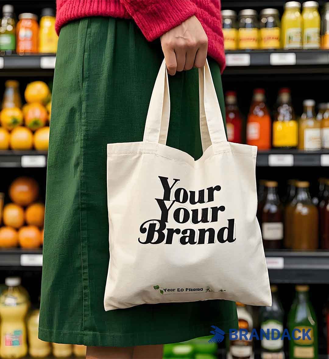 Custom Printed Reusable Grocery Bags Personalized to Boost Your Brand