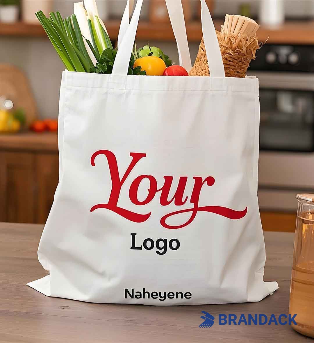 Custom Printed Reusable Grocery Bags Personalized to Boost Your Brand