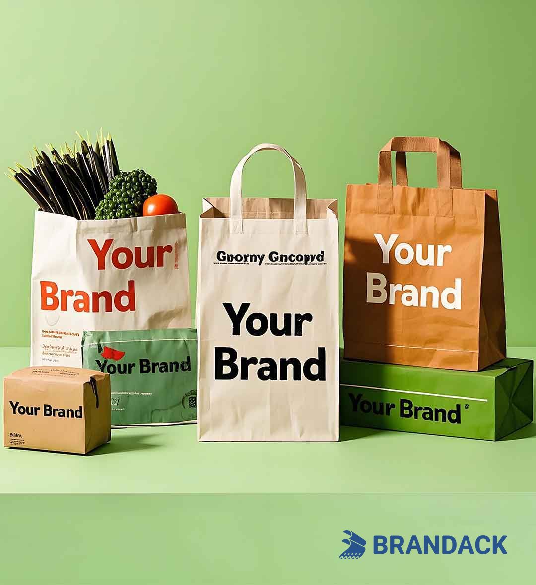Bulk Grocery Bag Company | Custom Bags with Logo for Business