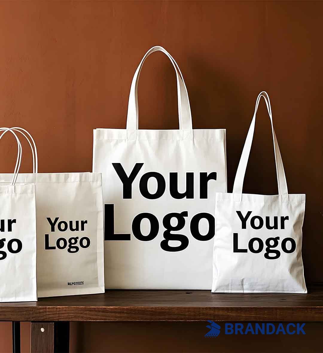 Custom Printed Grocery Bags with Logo Wholesale for Brand Identity