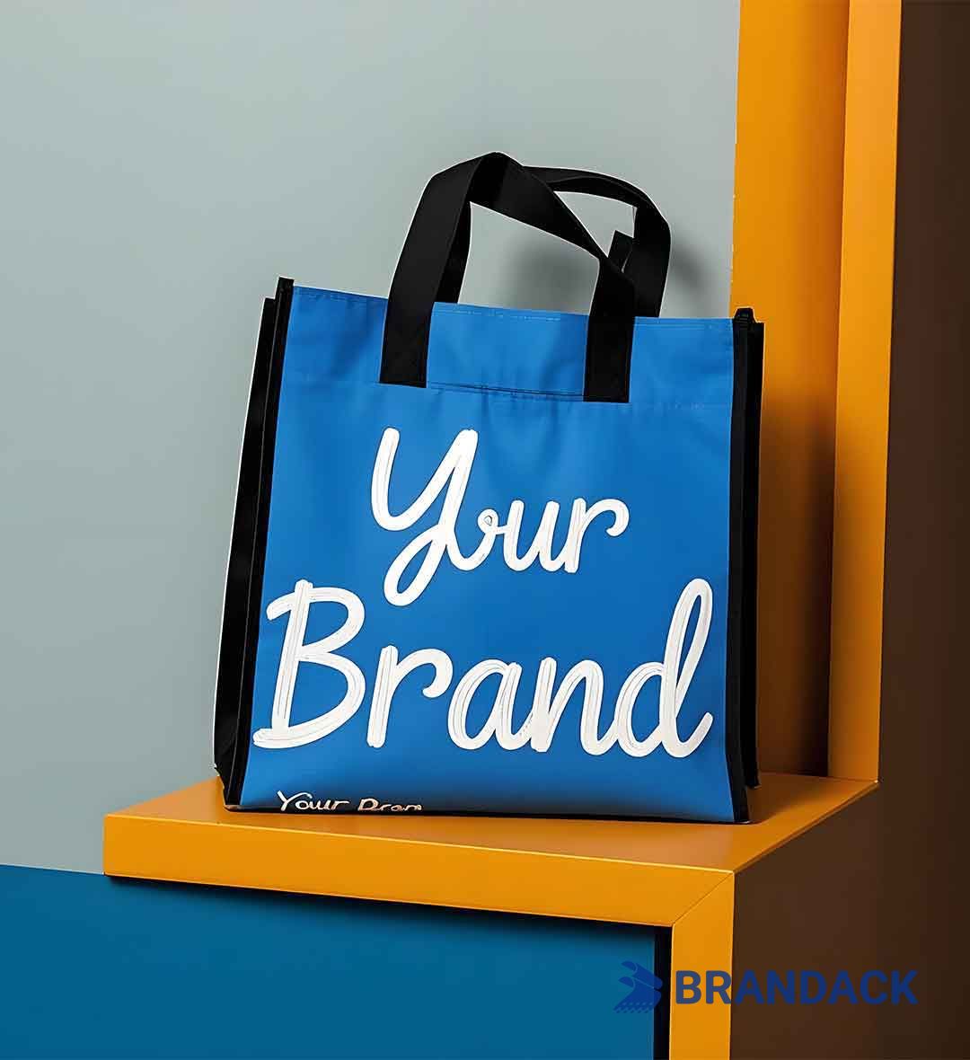 Custom Printed Grocery Bags with Logo Wholesale for Brand Identity