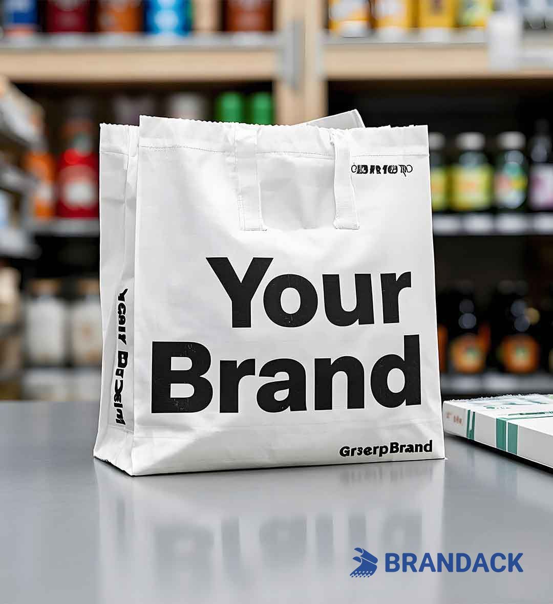 Custom Grocery Bags Manufacturer with Brand Packaging Design