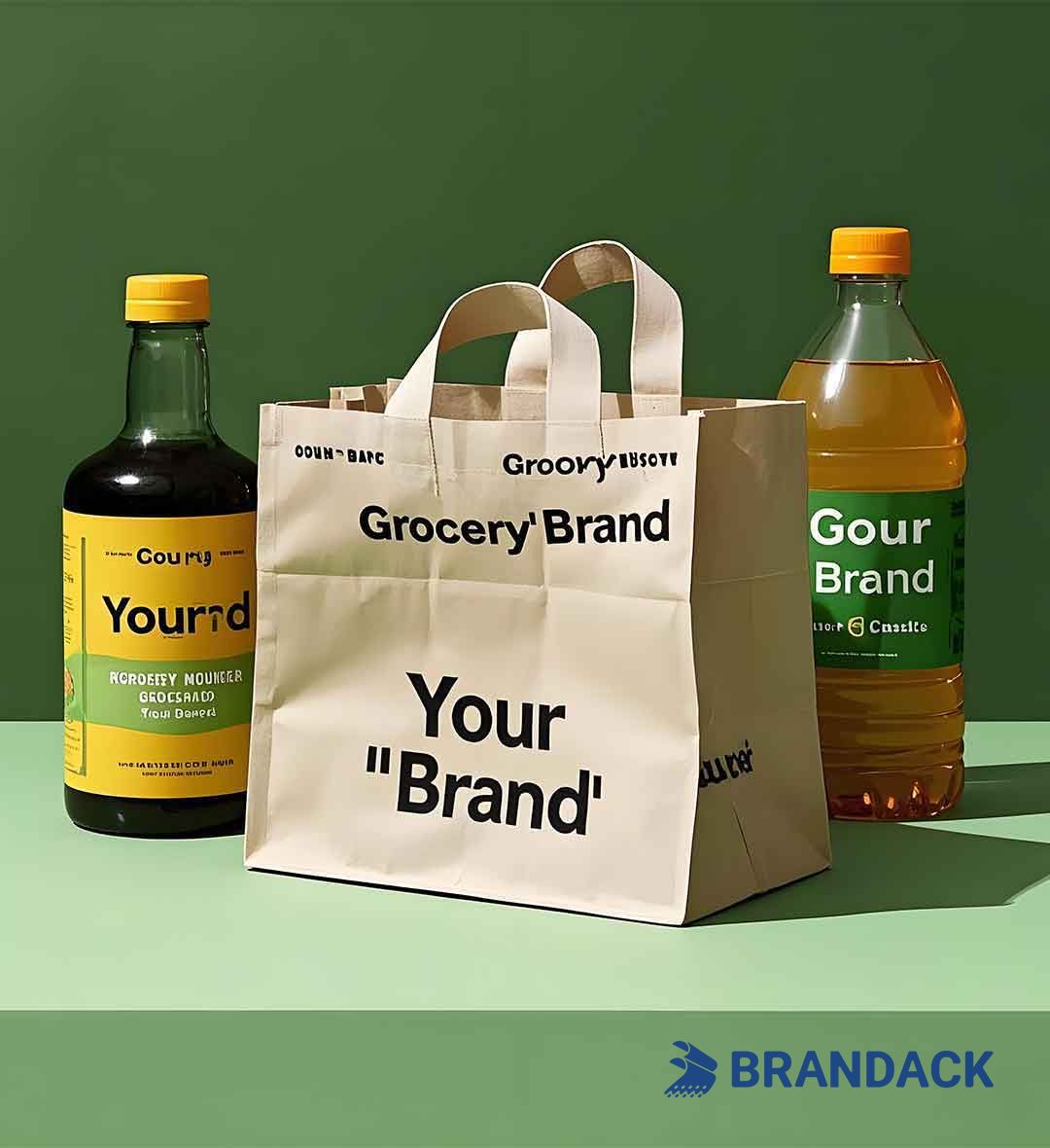 Custom Grocery Bags Manufacturer with Brand Packaging Design